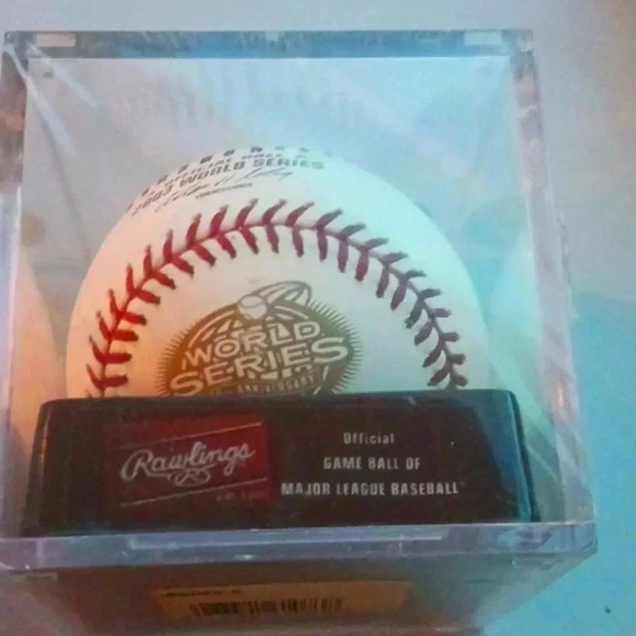 One "2003" real world series baseball in original box. NWT..collectable choice. - Picture 3 of 5